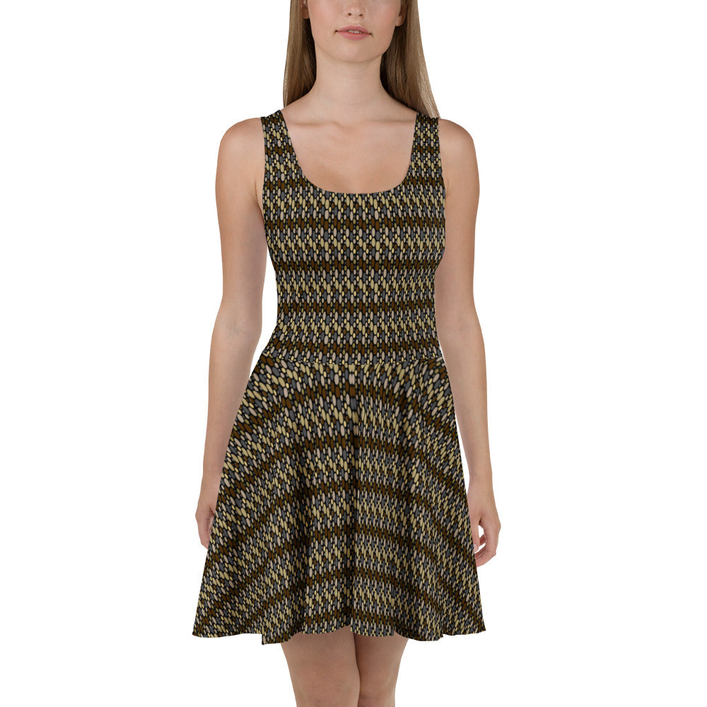 Skater Dress Qvacky Model 554F Skater Dress Qvacky Model 554F