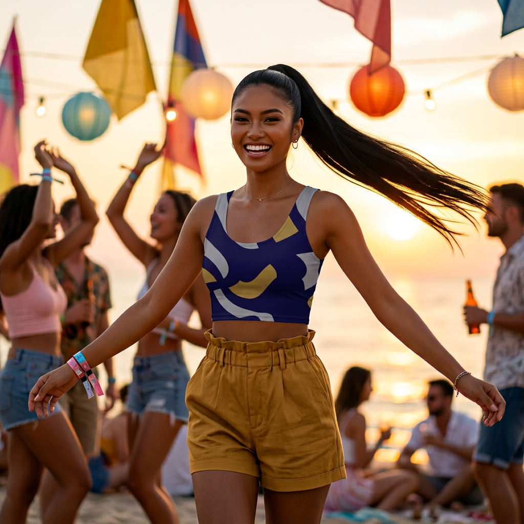 Beach Crop Top 535F