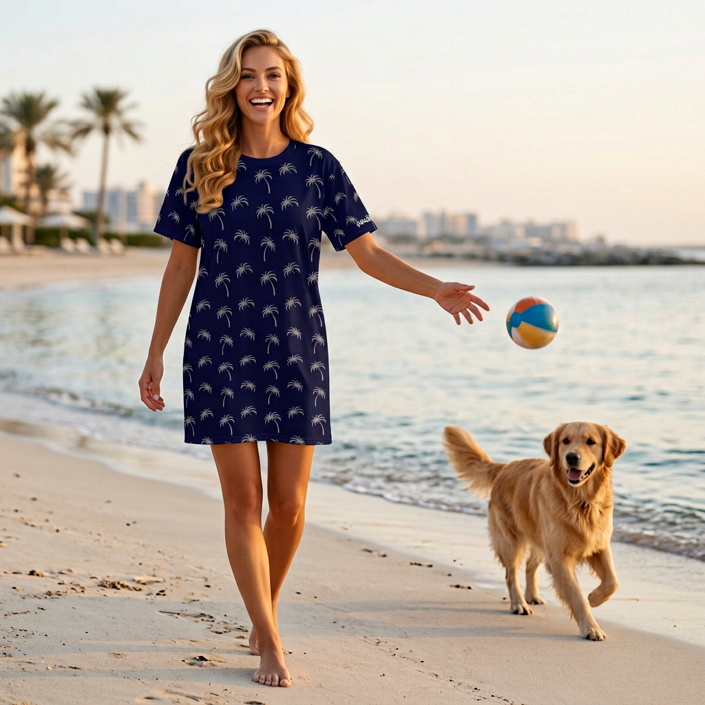Vestido camiseta 553CF