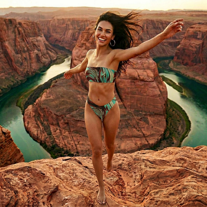 Ensemble Bikini Bandeau 484F