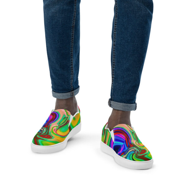 Men’s slip-on canvas shoes Qvacky Model 296F - Image 13