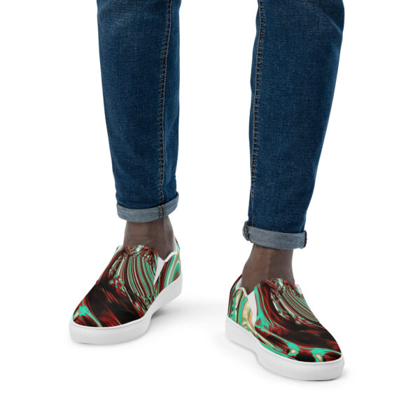 Men’s slip-on canvas shoes Qvacky Model 484F - Image 9