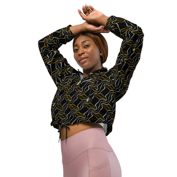 Women’s cropped windbreaker Qvacky Model 539F
