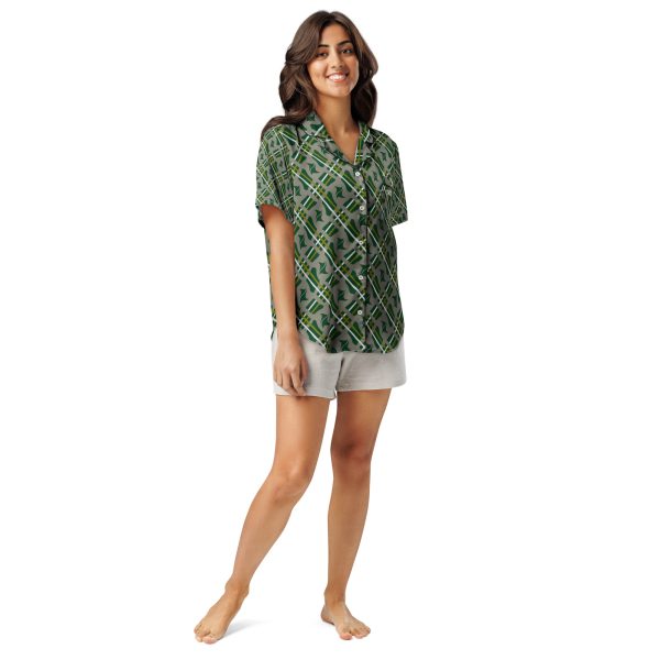 Women’s short sleeve pajama top Qvacky Model 537EF - Image 11