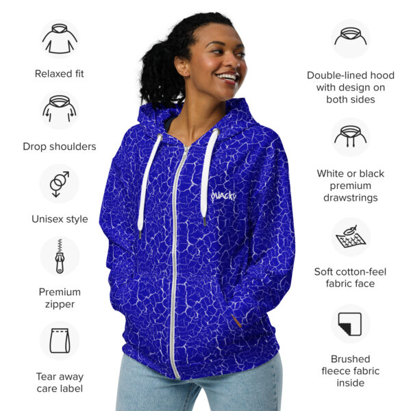Unisex zip hoodie Qvacky Model 551CF - Image 11