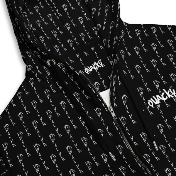 Unisex zip hoodie Qvacky Model 550F - Image 9