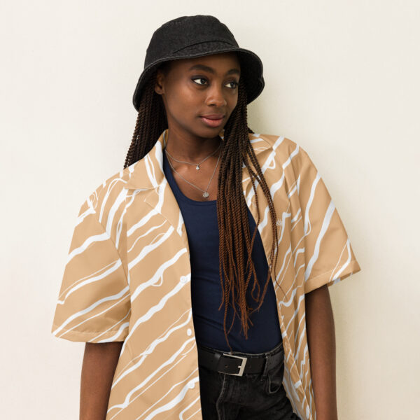 Unisex button shirt Qvacky Model 556F - Image 9